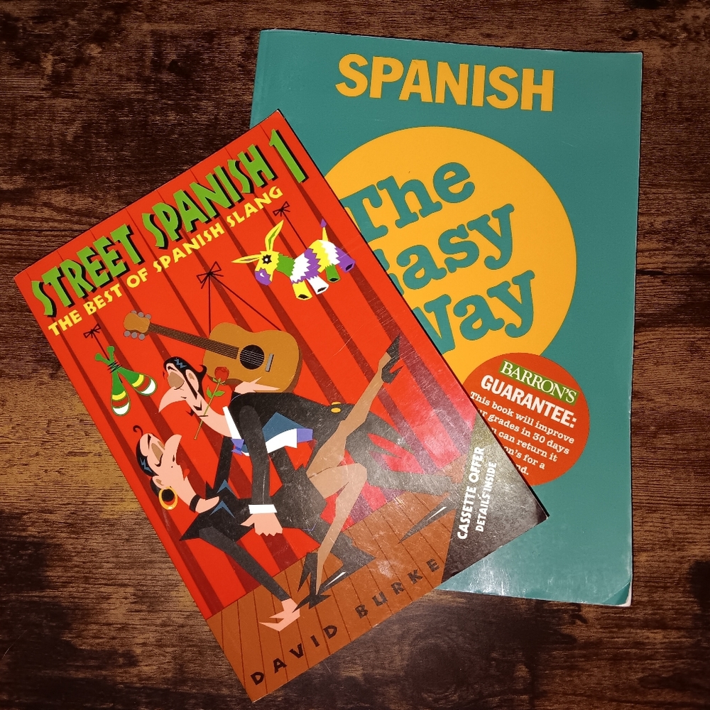 Books Street Spanish 1 David Burke The Easy Way Barrons Silverstein Wald Learn